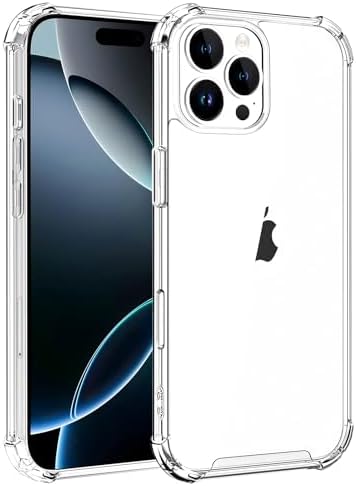 Ivoler Clair Coque Pour IPhone 16 6.1-inch, Avec 2 Pièces Verre Trempé Et Outil D'Installation Facile, Anti-Jaunissement Protection Militaire Transparente Étui De Mince Bumper Housse - Vert