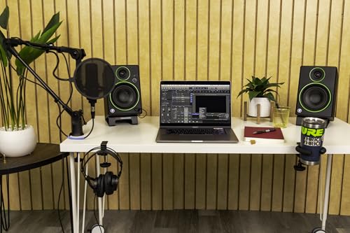 Gator Frameworks Rok-It Einschichtiger Mikrofon-Pop-Filter mit C-Klemme für die meisten Mikrofonstative; (RI-POPFILTER)