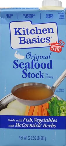 Kitchen Basics Original Seafood Stock, 32 fl oz (Pack of 4)