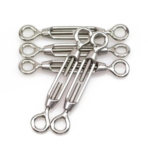 Tensor de alambre ajustable tipo ojal con acero inoxidable 304, paquete de 5 piezas M4/M5/M6 miniatura 3