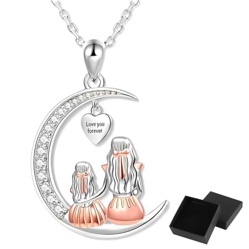 Collana Mamma e Figlia Acciaio Inossidabile di Alta Qualità, Regalo