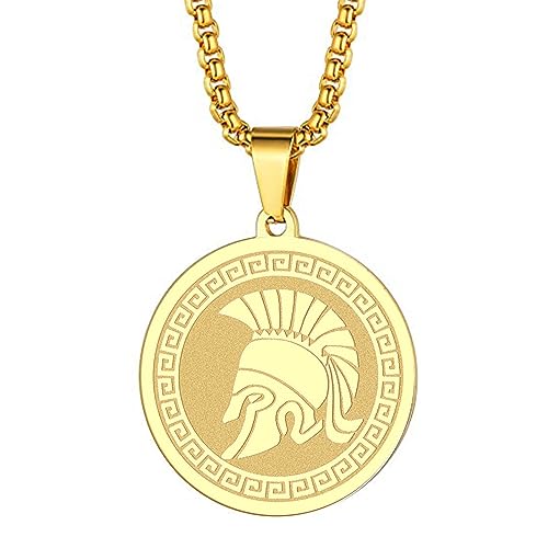 Collier Spartan homme pour affirmer son style au quotidien avec un pendentif dieu grec