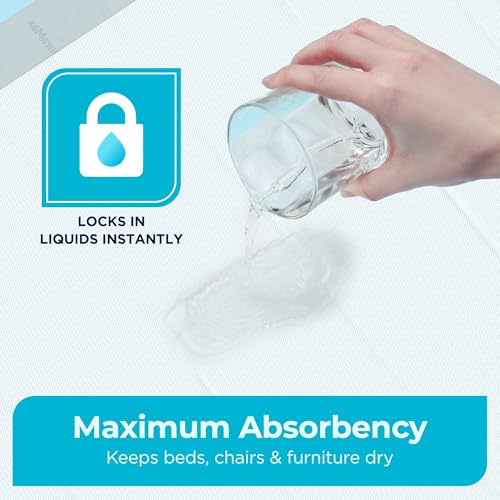 Image of Inspire Extra Large Super Absorbent Disposable Bed Pads for Incontinence Ultra Thick and Absorbent Bed Pads Disposable Adult | Puppy Pads | Pee Pads for Adults (Duramax 30 inch x 36 inch)