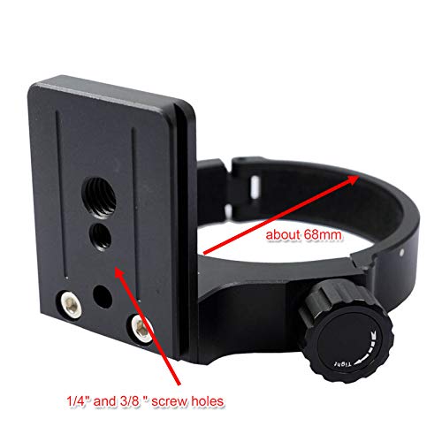 Anillo Adaptador para Trípode iShoot Mejorado para Objetivos Nikon AF-S 300mm f/4E PF ED VR y 70-200mm f/4G ED VR, con Placa de Liberación Rápida Compatible con Arca-Swiss de 39 mm miniatura 3