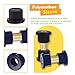 CLUBRALLY Club Car DS Deluxe Golf Cart Front and Rear End Repair Bushing Kits for 1993-Up