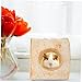 LIOOBO Natural Wood Hamster Exploring Tunnel Hideout Cave for Guinea Pig Rat Chinchilla Cage Toy Resting Hut