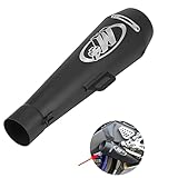 【COMPATIBLE CON】 --- Ajustes universales para la mayoría de motocicletas, ATV y scooters con tubos de escape de 35-51 mm de diámetro. Como para Yamaha R6, Kawasaki Z250, etc.