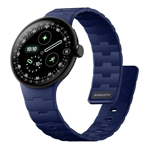 [Bandletic] 2025 新型 Google Pixel Watch バンド - Pixel Watch 1・2・3・4（41mm） 対応 N54磁石バンド マグネット式シリコン 男女兼用 スポーツ用 軽量