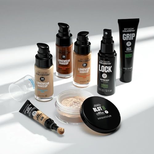 Revlon ColorStay - Fond de teint Longue Tenue 24H - Maquillage Teint et Soin Peaux Mixtes à Grasses - Formule Nourrissante et Protectrice à Base de Vitamine E - SPF 15-30 ml - N330 Natural Tan