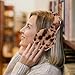 VALICLUD Leopard Print Plush Earmuffs Women Winter Ear Warmers Windproof Cold Protection Outdoor Ear Covers Unisex Fashionable Random Color