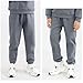 Boys and Grils Cotton Pants Y2k Elastic Sweatpants Fashion Straight Leg Casual Lightweight Pants with Pockets Dark Gray