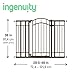 Ingenuity Decorative Extra Tall Baby Gate & Dog Gate, 28.5