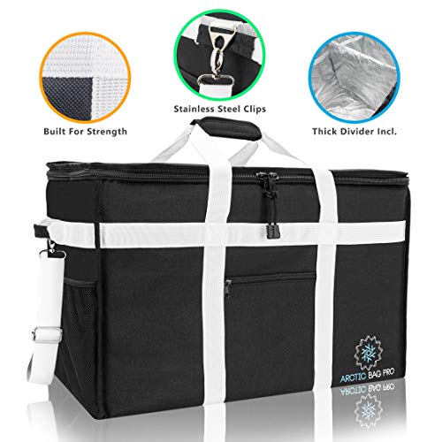 Insulated Food Delivery Bag - Thermal Premium XXL Food Warmer Bag ideal