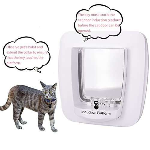 HIDROSIL Magnetic Key Pet Door for Cat and Dog, Upgraded Interior and Exterior Pet Screen Door with 2 Auto-Sensing Keys… - Image 4