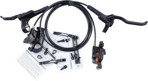JGbike mtb Hydraulic Disc Brake Set Compatible with Shimano MT200 for Mountain Bike bicycle MTB XC Trail, e-Bike, Fat Bike, the best upgrade kit for Mechanical Disc Brake