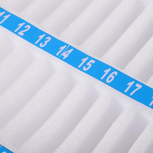 Boîte de rangement compartiments multiples CRAFTHROU en écume blanche pour bureau - 4