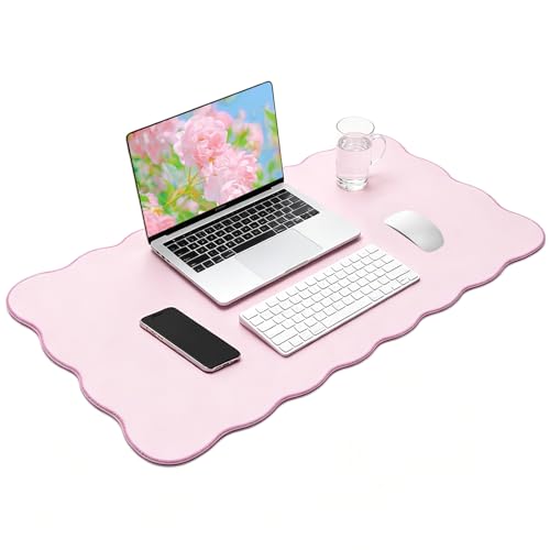 Alfombrilla de Escritorio Protector de Escritorio Grande 80x40 cm Alfombrilla Ordenador,Alfombrilla Teclado y Raton,Impermeable Antideslizante Cuero PU Duradero,para Oficina y Hogar Tapete