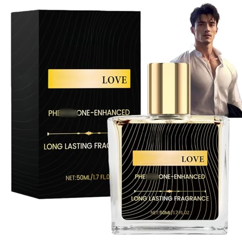 50ML Pheromone Perfume for Men, Long Lasting Fragrance & Body Spray, Mens Perfume & Fragrances, Hair & Bodies Perfume Sprays, Natural Fresh Scent, The Scent Deo/dorant Spray, Gifts for Men