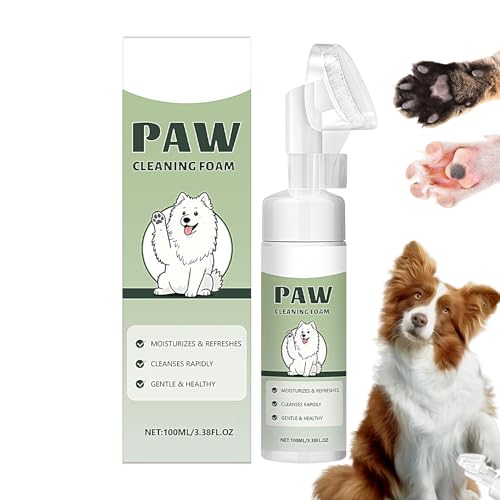 足裏クリーナー,天然洗浄ペット用品 | 100ml 犬用泥はね足お手入れ洗浄器 | 犬・子犬・子猫・小型・中型・大型・汚れ・泥用 家庭・旅行用