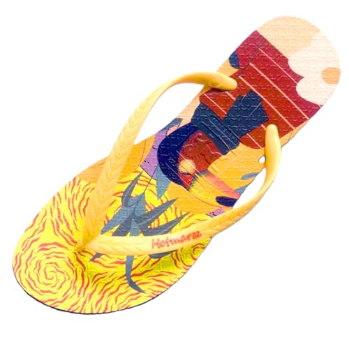 Hotmarzz Women Summer Beach Sandals Colorful Floral Fruit Print Light Flip Flops Indoor Outdoor Casual Slippers Thongs2