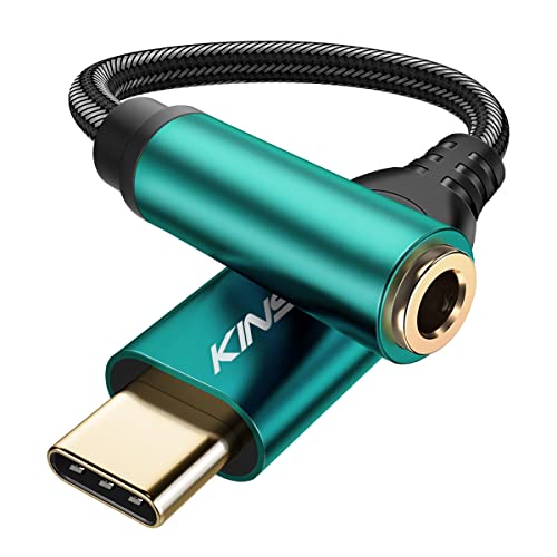 Image of Kinsound USB C to 3.5 mm Jack Audio Connector (Green)