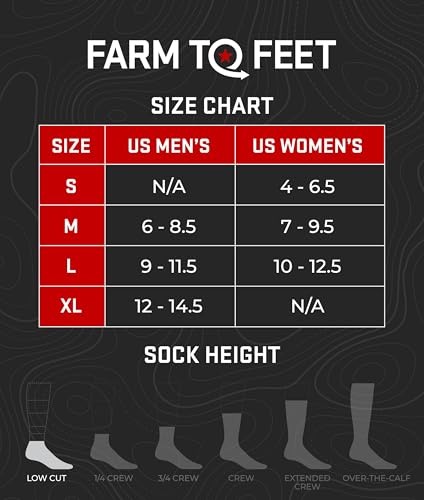 Farm to Feet Men's Greensboro Multisport Low Socks3