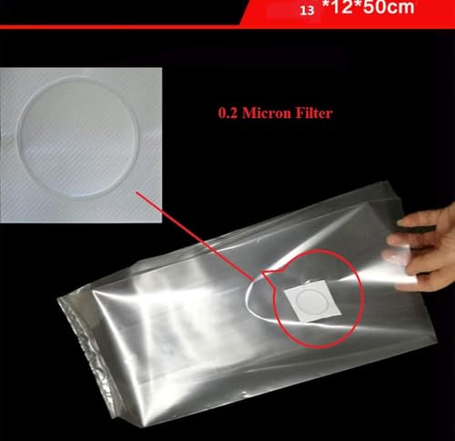 SUCOHANS 10 Count Mushroom Bags/All in One Mushroom Grow Bag/Farm-Mushroom Spawn/Sealable Spawn/Myco Bags,Large Size 8\" X 5\" X 19\",0.2 Micron Filter, 3 Mil Polypropylene - Thumbnail 5