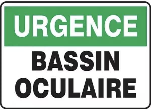 EMERGENCY SAFETY SIGN EYE WASH, Mfr: FRMFSD913XL-A