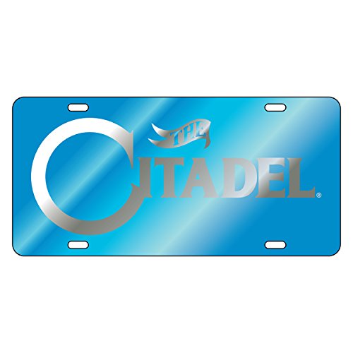 THE CITADEL Mirrored Auto License Plate Tag