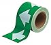 Arrow Tape, White/Green, 4 In. W
