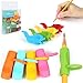 Pencil Grips, Firesara Original Ergonomic Ring Style Posture Correction for Apple Pencil for Kids Preshoolers Adults Students Children Special Needs Assorted Colors (9PCS)