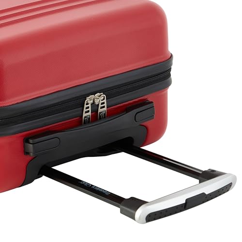 Image of Travelers Club 22 inch Richmond Spinner Carry-On Luggage, Red
