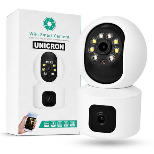 Image of UNICRON CCTV Camera for Home Outdoor & Indoor, Dual Lens WiFi Full HD