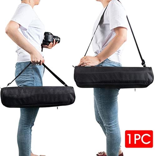Matedepreso Tripod Bag, Light weight Black Camera Tripod Carrying Bag, Padded Carrying Bag with Strap for Light Stands, Umbrella, Boom Stands, Tripods, Monopods(size:50cm)