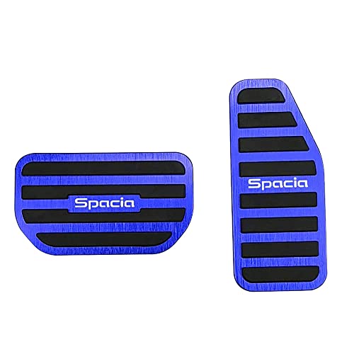 BOYOUS【最新型】スズキ スペーシア スペーシアベース スペーシアギア スペーシア カスタム MK53S MK54S MK94S MK33V 高品質 アルミ ペダル 工具不要 専用設計 ブレーキ アクセル カバー 防キズ 防汚れ 滑り止め 2点セット(