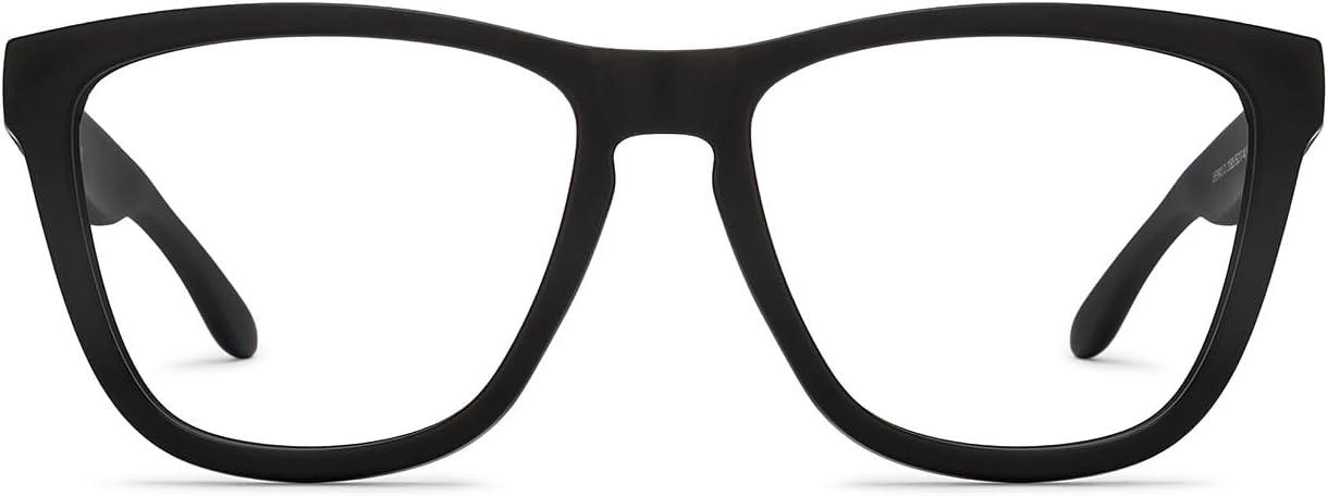 LENSKART BLU | Billion Collection | Zero Power Cut Computer Glasses | Anti Glare, Lightweight & Blocks Harmful Rays | UV Protection Specs | Men & Women | Large | LB E16412