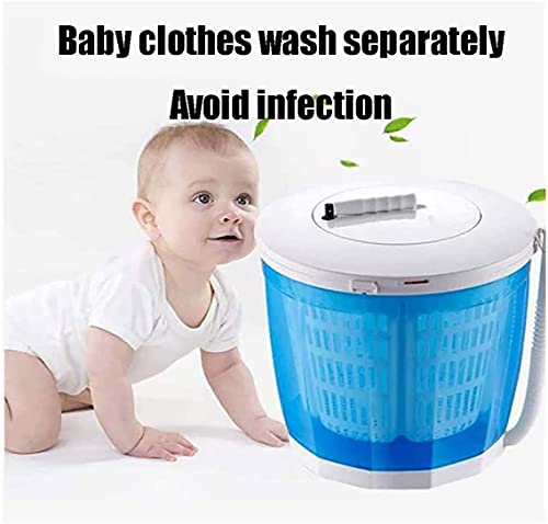 Machine à laver portable non électrique avec essoreuse pour linge délicat - 5