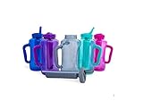 Cool Gear Big Swig EZ-Freeze Hydrate 64oz Water Bottle BPA Free with Twist and Lock Feature (Multicolor)
