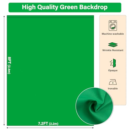 Professional Portable Green Screen Kit
