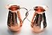 Sertodo Copper BISOTUN Pitcher | Stainless Steel Handle | 76 oz Capacity | Durable & Elegant Drink Serving | 100% Pure Copper, Hand Hammered | Ayurvedic Beverage Vessel
