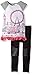 Youngland Girls' Paris to London Chiffon Tunic with Knit Legging