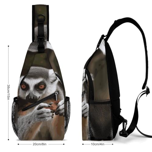 Mochila bandolera deportiva casual para trekking miniatura 2