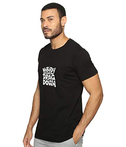 Image of T-Shirt for Men Nobody CAN Drag ME Down Quote Tees