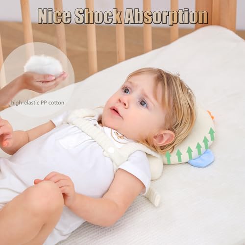 Feidoog Baby Head Protector Cushion Backpack with 3 Knee Pads for Walking & Crawling,Astronauts - Image 5