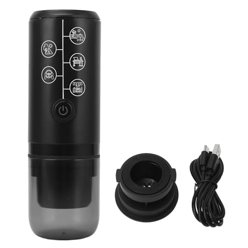 Cafetera eléctrica portátil recargable con batería 250 ml miniatura 5