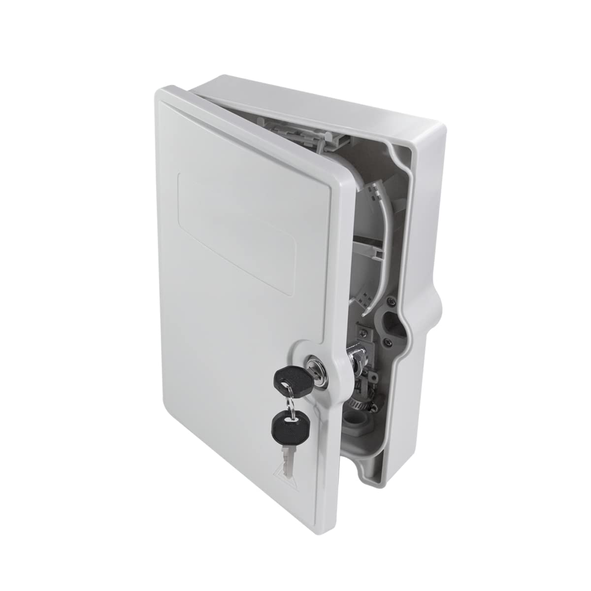 LogiLink FB124E - FTTH/FTTB-Anschlussleergehäuse, für max. 24 Fasern, 6X LC/QD o. SC/DX