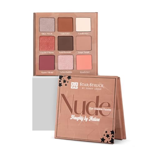 Image of STARSTRUCK BY SUNNY LEONE Nude Matte Eyeshadow Palette - Naughty BY Nature, 12.5G