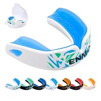 Enmo Maxilla Paradenti In Gel A Doppio Strato Con Custodia - Per Adulti E Ragazzi 10+ - Rugby, Boxe, Hockey, MMA