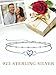 Dorunmo Infinity Heart Anklet for Women 925 Sterling Silver Infinity Love Anklet Beach Jewelry for Her Mom Women Wife