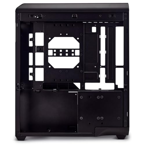 Chasis Ssupd Xhuttle Midi-Tower negro ideal para estudios de diseño y zonas de juego modernas 6